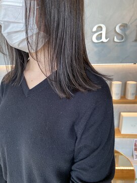 ベーシス(Basis) 【Basis福田】パツっとボブ×グレージュ