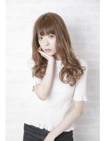 ルルディ バイ アフロディーテ銀座(luludi by APHRODITE) 黒髪/グレーベージュ/レイヤーロング/前髪パーマ/銀座