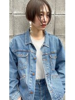 ユニ(uni)&nbsp;ハンサムショート/ショート/オリーブベージュ/20代/30代/40代