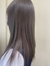 縮毛矯正（ストレート）＋カット＋クレンジングor炭酸泉＋処理剤