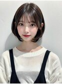 20代30代大人可愛い韓国風ヘアスタイル Ｃカール内巻きショート