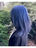 ウルフ#レイヤーカット#ダブルカラー#ネイビー#豊橋#豊川#田原