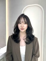 ガガ 心斎橋(GAGA)&nbsp;韓国/ハイトーンカラー/ワンホンヘア/レイヤーカット/髪質改善