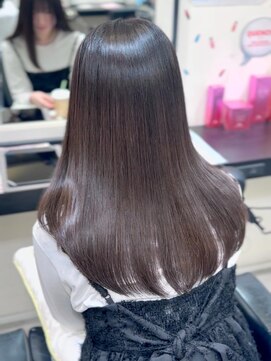 アパカバール 鳳店(Apa kabar) 艶髪＊縮毛矯正ロングスタイル