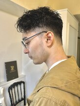 メンズプライシー(men's PRISHE.) 30代メンズ☆くせ毛を活かしたパーマ風大人ショート