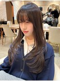■着物ヘアフェミニンロング似合わせカットウェーブミディアムw