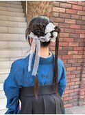 卒業式袴セット: カチモリヘア タイトスタイル 着物 横浜★