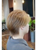 《attra》お客様ヘア【マッシュウルフ×サンドベージュ】