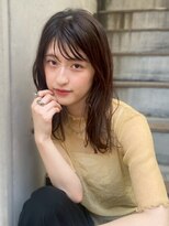 ユニバイリサ 天神大名店(uni by risa)&nbsp;ダークブラウン 髪質改善トリートメント 艶髪 顔周りカット 20代