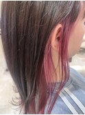 インナーカラー×ピンク