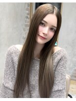 アフロート ルヴア(AFLOAT RUVUA)&nbsp;彩*朝が楽ちんなレイヤーカット/ミディアム/お顔周り/暗めカラー