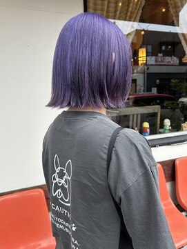 チャプター 問屋町(chapter) ケアブリーチダブルカラー寒色ラベンダーカラー