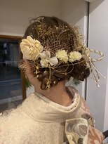 チルアウト 塚口本町店(chill out) 和装/着物/編み込みアレンジ/まとめ髪アレンジ/20代/30代/40代