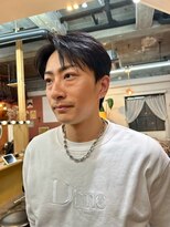 エディ(Edy) センターパートニュアンスパーマ韓国ヘアコンマバング眉毛カット