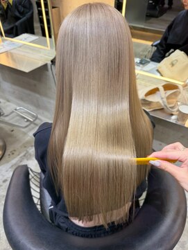 ロンド 表参道店(Lond) イメチェン/ピンクベージュ/バタフライカット/イメチェン/表参道