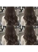 大人可愛い艶ブラウン