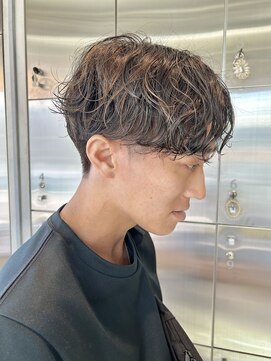 オーガニック リブ 川越(organic+live) 夏カラー×ショート×パーマで魅せる!爽やかセンターパート