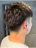 爽やかショート 黒髪 ビジネスへア ツーブロック 20代【札幌】