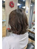 ヘアーメークテスタヴァンティ (Hair make Testavanti)&nbsp;ミディアムボブ×パーマ