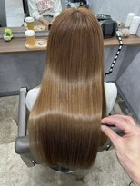 ネウィ 宮崎店(newi)&nbsp;ハニーブラウン☆髪質改善ストレートで作る絹のような艶ロング
