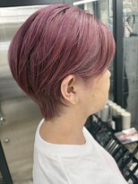 ネス ヘアメゾン アシヤ(ness HAIR MAISON ASHIYA)&nbsp;白髪ぼかしカシスピンクショート