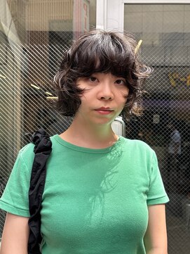 ノラ シブヤ(NORA) 小顔ミディアムパーマミディアムデジタルパーマボブパーマ前髪