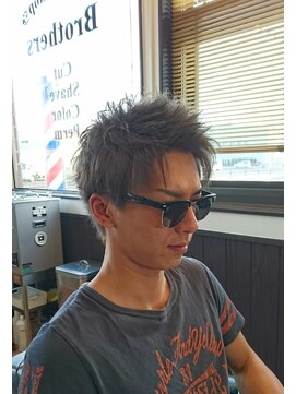バーバーショップ ブラザーズ(barbershop Brothers) 濃厚推しグレージュヘアー