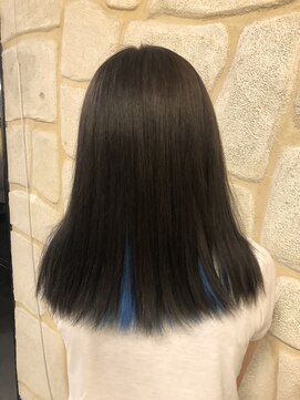 エムズアルカディア(M'Z ARCADIA) ☆インナーカラー☆蛍光ブルー