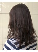 秋カラー×コテ巻き