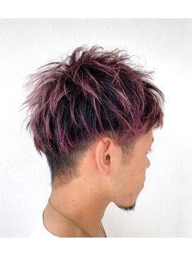 サロン マーニ(salon m ni) ピンクグラデーション×2ブロックスタイル