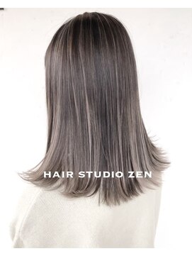 ヘアースタジオ ゼン(hair studio Zen) デザインハイライトMIX