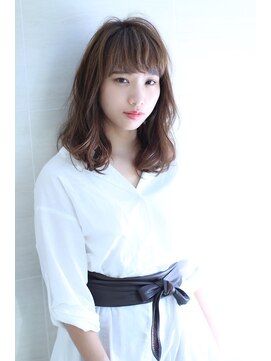 オーロ 宝塚店(ORO) オリーブカラーハイライトカラー小顔セミウェットウェーブ