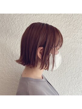 シトリ(ShitoRe) guest style アプリコットカラーボブ