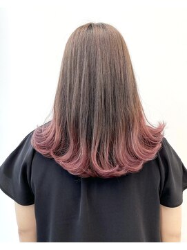 アライブ キチジョウジ(ALIVE Kichijoji) 【ALIVE吉祥寺】Aラインボブ＊ピンクグラデーション