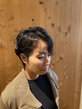 リルシェアサロン(RiRe share salon) 耳かけショートパーマスタイル