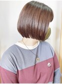 【morio 原宿】切りっぱなしボブ　平行ライン　ラインボブ