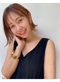 【THREEbyKEEP尾山台、関谷】外ハネボブ×艶ハイライトカラー