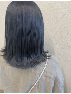 ヘアーアンドメイク シーク 吉祥寺(HAIR&MAKE SeeK) 【seek吉祥寺】『外ハネBOB』×『ブルーブラック』
