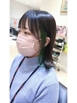 ミウミウヘア(miu miu hair) イヤリングカラー　Green