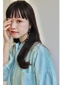オトナかわいい前髪、ロングヘアでもおしゃれ垢抜け