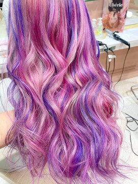 シェリエ(Cherie) ユニコーンカラー/コットンキャンディーカラー/カラーバター