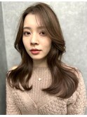韓国ヘア くびれヘア レイヤーカット