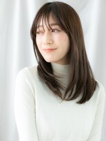 ドクターズサロン LAB 小山店 暖色系カラー小顔ツヤ髪ニュアンスストレートg小山20代30代40代