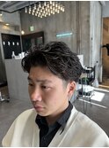 オールバックパーマ【立川/メンズ】