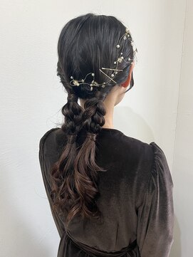 ロットアニバース(lott annibirth) 【髪質改善】ツインテールアレンジ@mutsumi