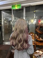 バイブアンドアネックス(VIBE & ANNEX)&nbsp;ミルクティー×ピンク