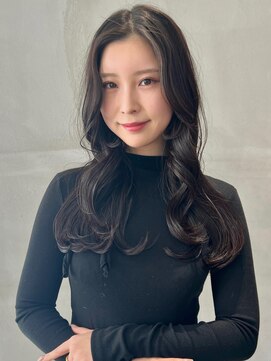 ロンドイディールバンダイ 新潟万代(Lond ideal) レイヤーカット×オリーブグレージュ