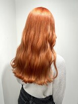 アンリ(Anli)&nbsp;《Anli KANAKO》オレンジヘア ダブルカラー ブリーチ