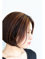 サロン マーニ(salon m ni) アンブレラカラー×ボブ