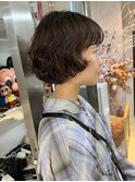 ショートボブパーマ